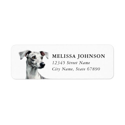 Italian Greyhound Return Address Labels