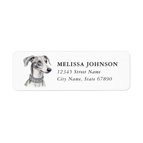 Italian Greyhound Return Address Labels