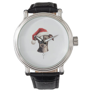 Italian Greyhound Santa Hat Christmas Sweater Pet  Watch