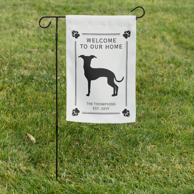 Caroline Treasures Bandiera Da Giardino Natalizia Con Levriero Italiano - Doppia Faccia 27,9x38,1 Cm