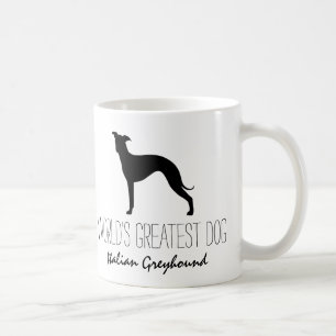Italian Greyhound Silhouette World's Greatest Dog Coffee Mug