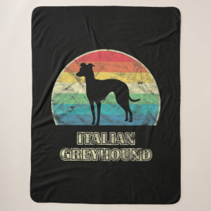 italian greyhound style dog sherpa blanket