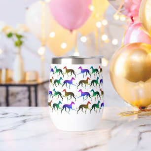 Italian Greyhound Thermal Wine Tumbler