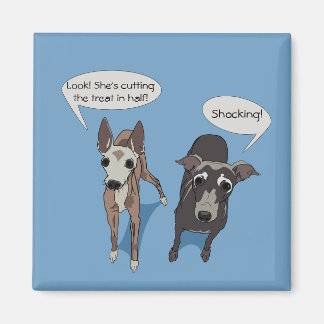 Italian Greyhound 'Treat' Magnet
