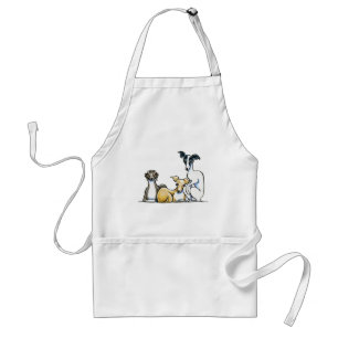 Italian Greyhound Trio Adult Apron