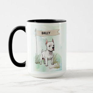 Italian Greyhound Watercolor Personalized D Mug