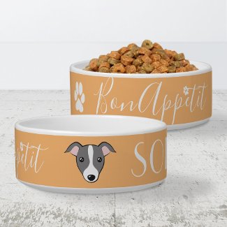 Italian Greyhound Whippet Blue Name Bon appetit