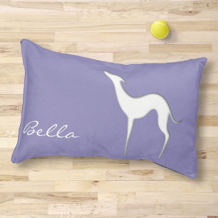 Italian Greyhound Whippet silhouette Dog's name Pet Bed