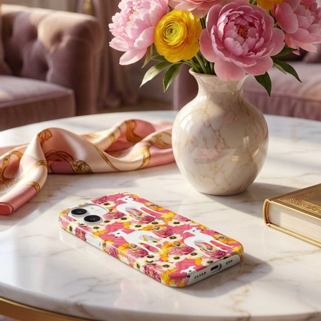 Italian Greyhounds or Whippets with Flowers Case-M Case-Mate iPhone Case (Creator Uploaded)