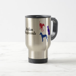 Italian Greyhounds Travel Mug