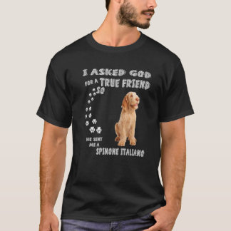 Italian Griffon Dog Mom Bracco Spinoso Dad, Spinon T-Shirt