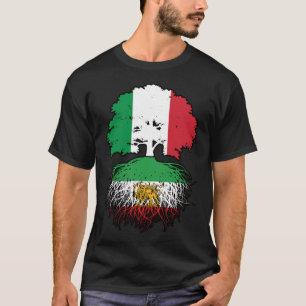 Italian Grown Iranian Roots Lion and Sun T-Shirt