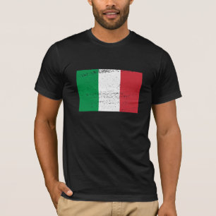 Italian Grunge Flag T-Shirt