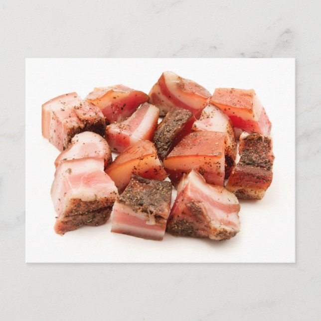 Italian guanciale postcard (Front)