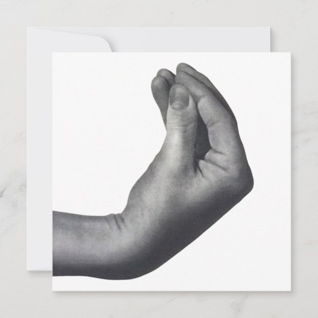 Italian Hand Card (Front)