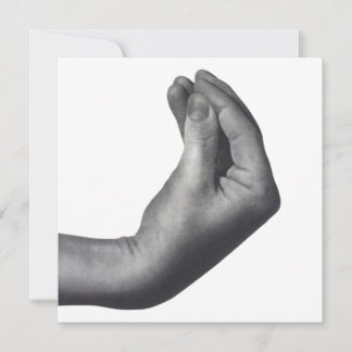 Italian Hand Card