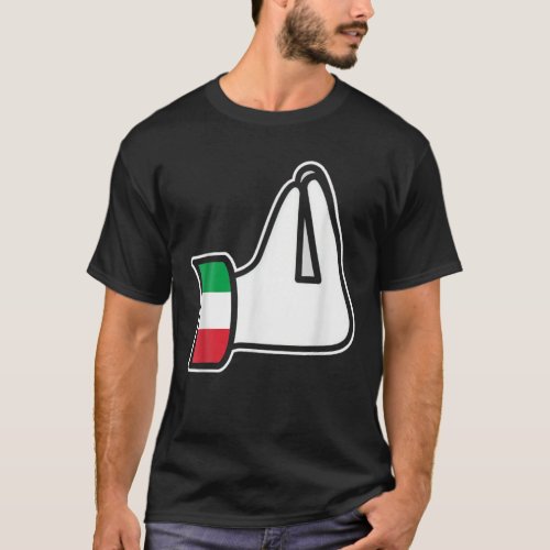 Italian Hand Gesture Italia Italy Italiano Humor F T_Shirt