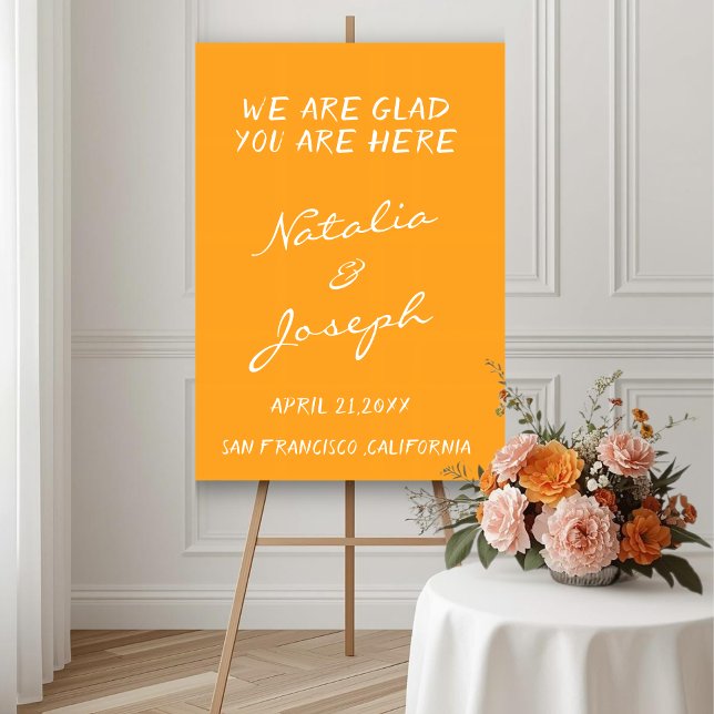 Italian Hand Written Painted Pinstripes Wedding Foam Board (Creator Uploaded)