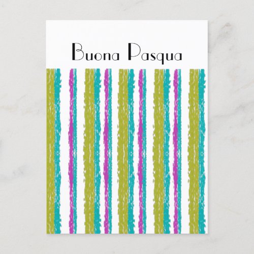 Italian Happy Easter Postcard