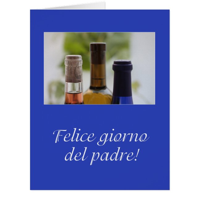 Italian Happy Father's day Cards (Front)