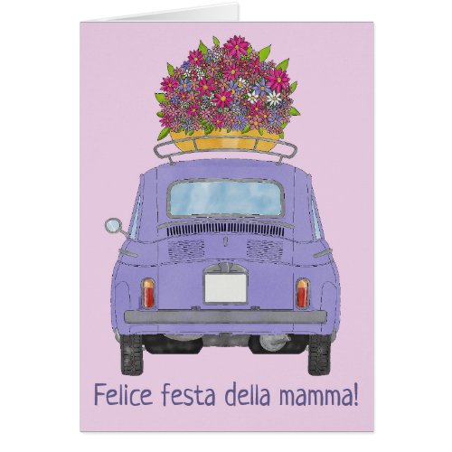 italian Happy Motherâs Day Fiat 500