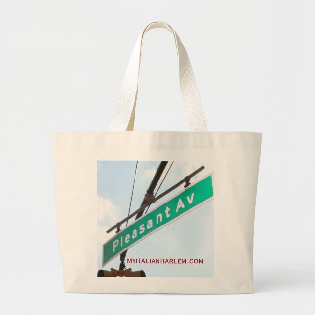 Italian Harlem Large Tote Bag (Front)