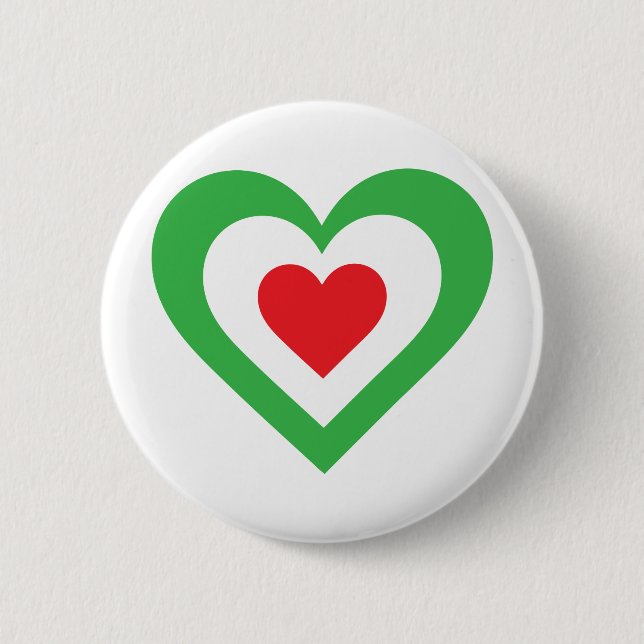 Italian Heart Button (Front)