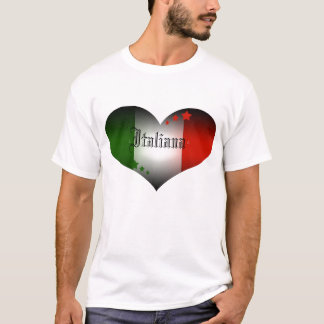 italian heart copy, Italiana T-Shirt