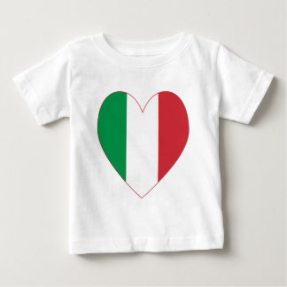 Italian Heart Flag Baby T-Shirt