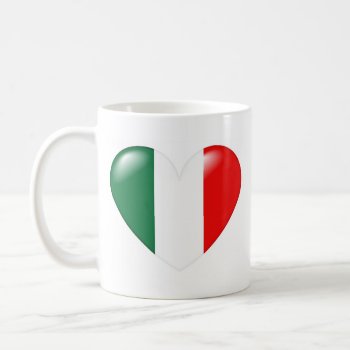 Italian Heart Mug - Cuore Italiano by madelaide at Zazzle