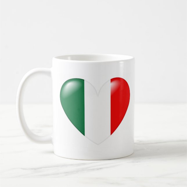 Italian heart mug - Cuore Italiano (Left)