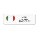 **ITALIAN HEART** RETURN ADDRESS LABEL | Zazzle