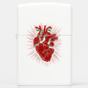 Italian heart zippo lighter
