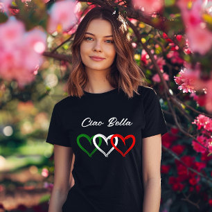 Italian Hearts Ciao Bella Your text T-Shirt