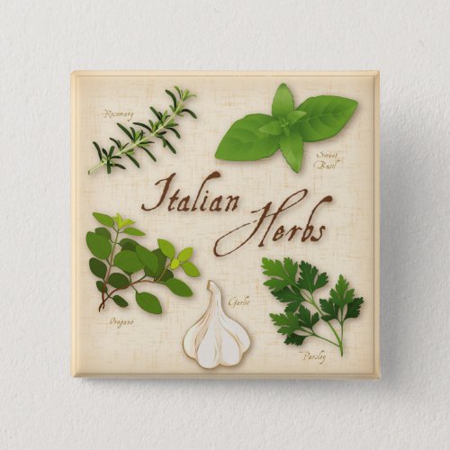 Italian Herbs Button