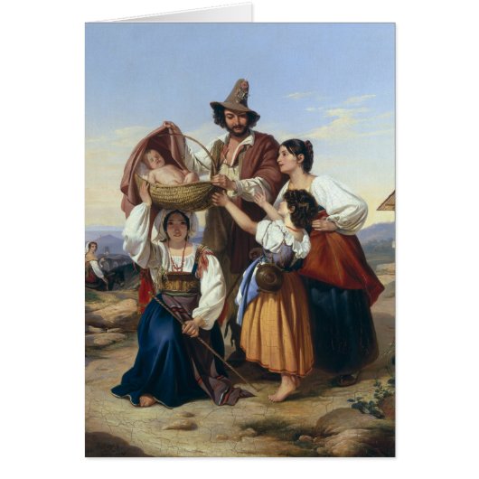 Italian Herdsman, 1835 Cards (Front)
