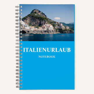 Italian holiday Amalfi Coast notebook