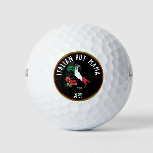  Italian Hot MAMA Italy Map Italia Golf Balls