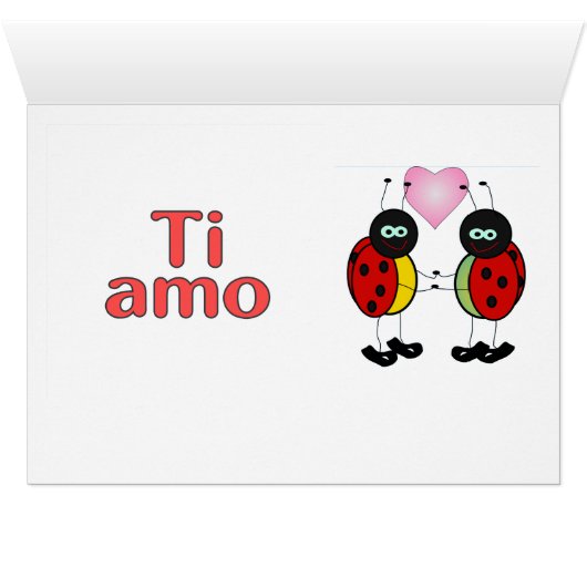 Italian - I love you (Inside Horizontal (Bottom))