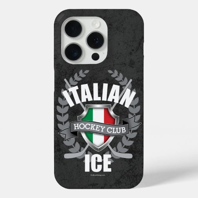 Italian Ice Hockey Case-Mate iPhone Case (Back)