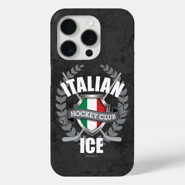 Italian Ice Hockey Case-Mate iPhone Case (Back)