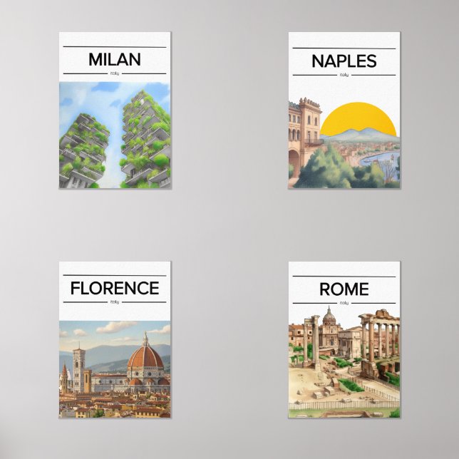 Italian Icons — City Art Set design office (Front)