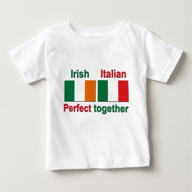 Italian Irish - Perfect Together! Baby T-Shirt (Front)