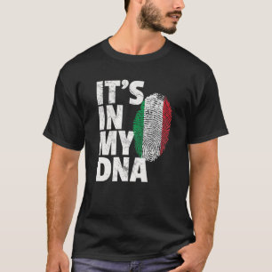 Italian Italy Flag IT's IN MY DNA Christmas Gift C T-Shirt