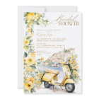 Italian Italy Positano Amalfi Vespa Bridal Shower