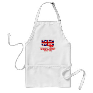 Italian Job Union Jack shirts Adult Apron