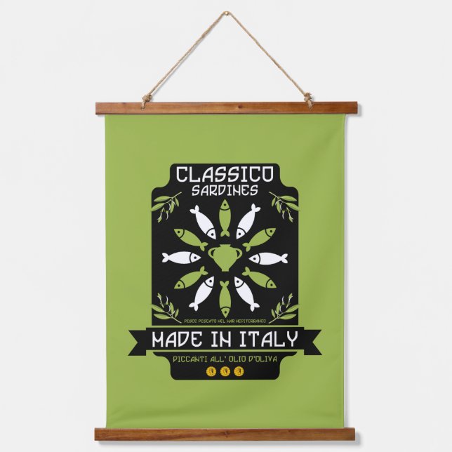 Italian Kitchen Hanging Tapestry (Front)