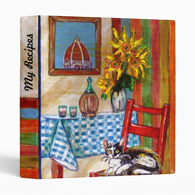 ITALIAN KITCHEN IN FLORENCE 2 ,Recipe Binder (Front/Spine)