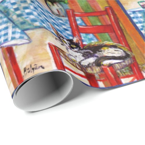 ITALIAN KITCHEN IN FLORENCE I love Tuscany Wrapping Paper