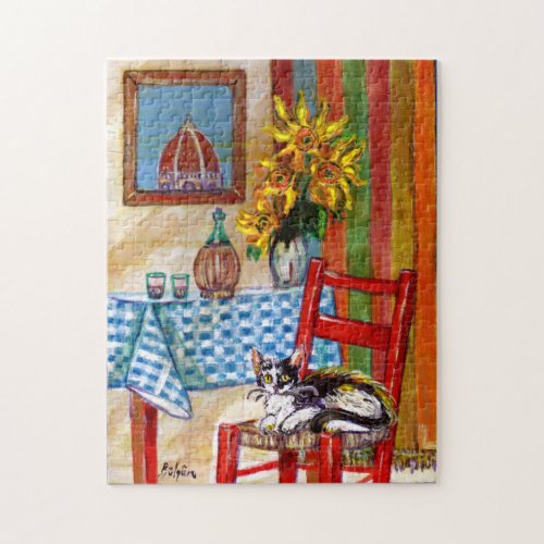 ITALIAN KITCHEN IN FLORENCE JIGSAW PUZZLE